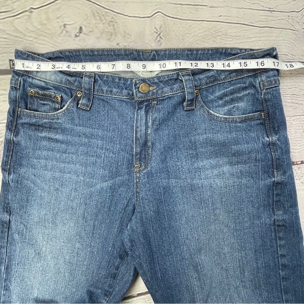 GARNET HILL blue wide leg jeans, size 8L - Picture 8 of 12
